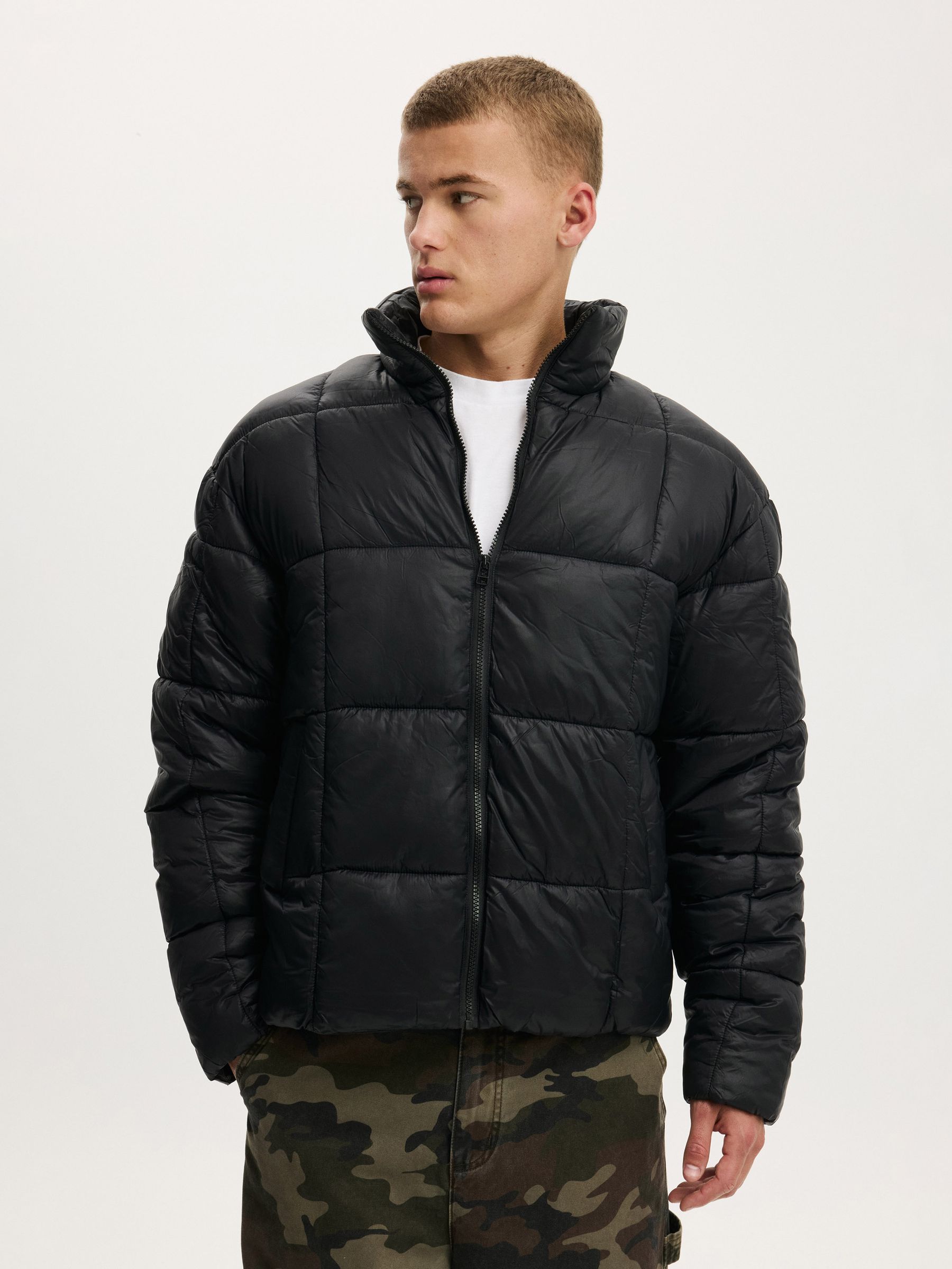 Buy Cotton On Black Puffer Jacket from Next South Africa