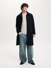 Cotton On Blue Trench Coat - Image 1 of 4