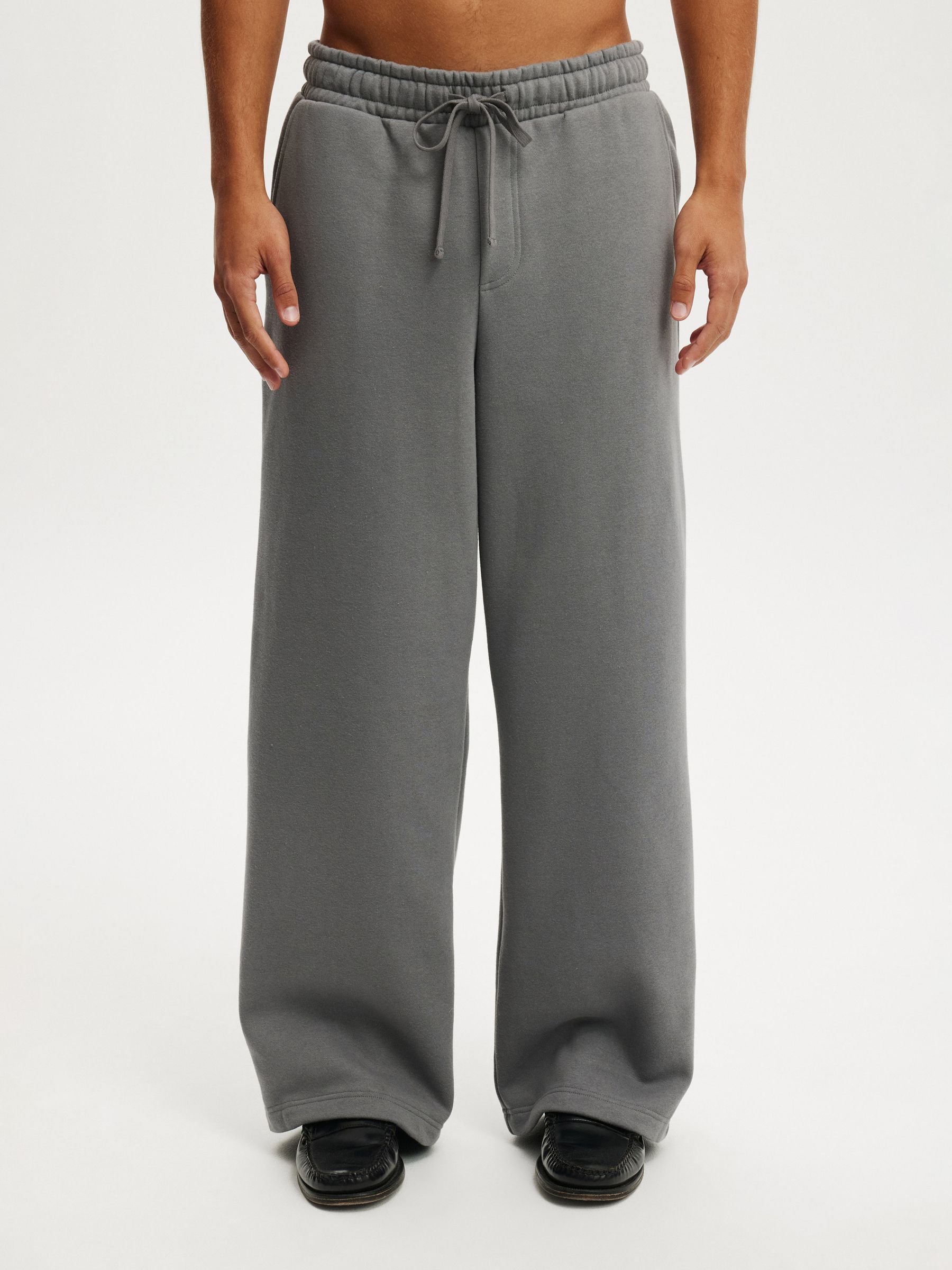 Buy Cotton On Dark Grey Super Baggy Trousers from Next Luxembourg