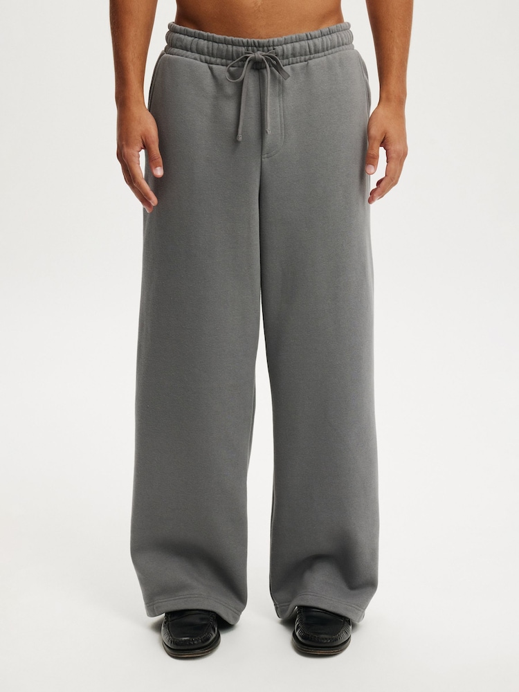 Cotton On Dark Grey Super Baggy Trousers - Image 1 of 5 Cotton On Dark Grey Super Baggy Trousers - Image 1 of 5