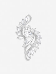 Jon Richard Silver Tone Crystal Brooch Gift Box - Image 2 of 4