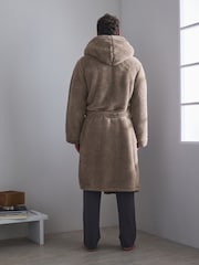 Neutral Borg Dressing Gown - Image 2 of 9