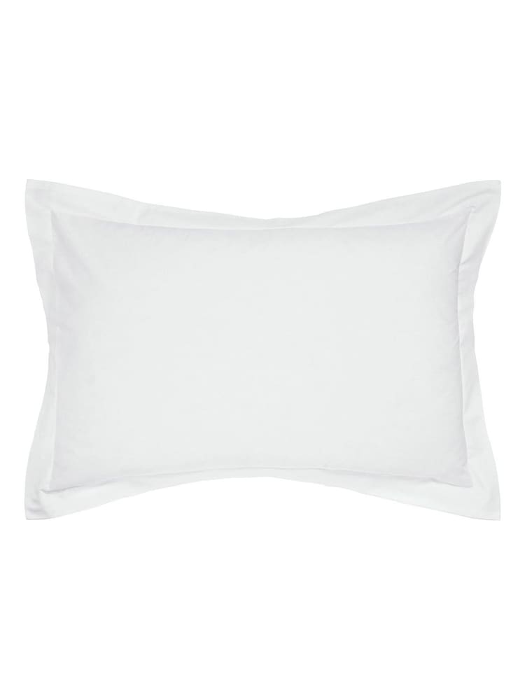 Helena Springfield Set of 2 White Easy Care Oxford Pillowcases - Image 2 of 3 Helena Springfield Set of 2 White Easy Care Oxford Pillowcases - Image 2 of 3