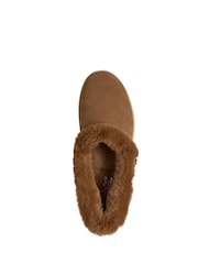 Skechers Brown Cosy Escape Snowy Bliss Slip-in Slippers - Image 4 of 5
