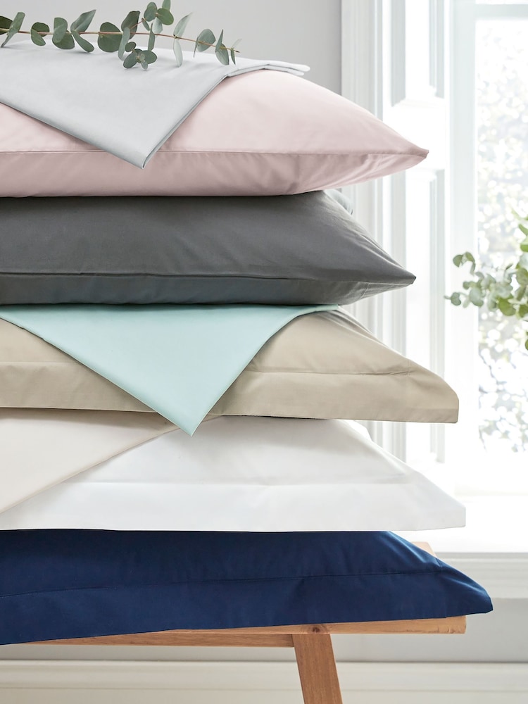 Helena Springfield Charcoal Easy Care Flat Sheet - Image 1 of 2