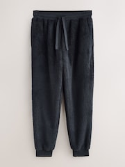 Navy Blue Borg Joggers - Image 1 of 3