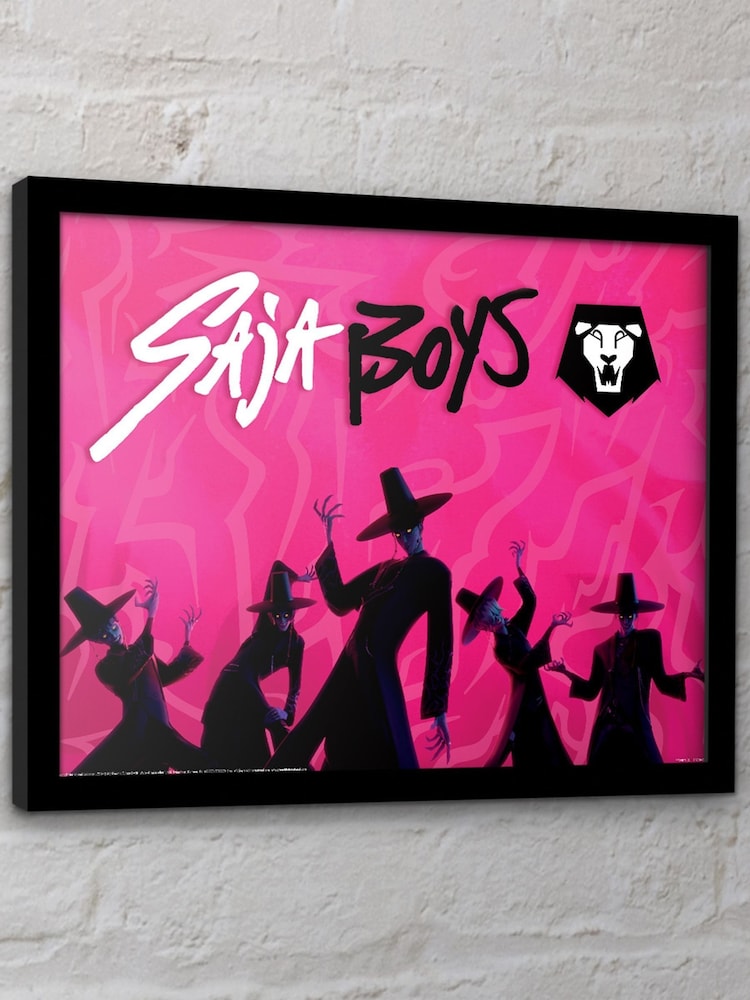 Pyramid International Pink K-Pop Demon Hunters Idol Framed Print - Image 1 of 3