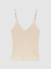 Atelier Silk-Blend Rib-Knit Cami - Image 2 of 7