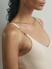 Atelier Silk-Blend Rib-Knit Cami - Image 4 of 7