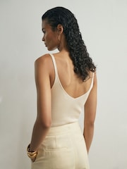 Atelier Silk-Blend Rib-Knit Cami - Image 6 of 7