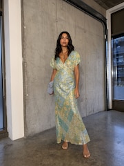 Never Fully Dressed Blue Boho Elodie Dress - Image 4 of 9