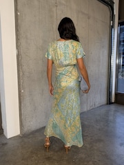 Never Fully Dressed Blue Boho Elodie Dress - Image 6 of 9