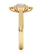 The Diamond Store White The Radiance Lab Diamond Ring 0.52ct H/SI Set in 18K Gold Vermeil - Image 3 of 8