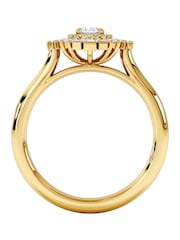 The Diamond Store White The Radiance Lab Diamond Ring 0.52ct H/SI Set in 18K Gold Vermeil - Image 4 of 8