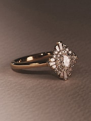 The Diamond Store White The Radiance Lab Diamond Ring 0.52ct H/SI Set in 18K Gold Vermeil - Image 6 of 8
