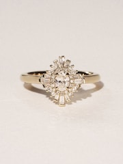 The Diamond Store White The Radiance Lab Diamond Ring 0.52ct H/SI Set in 18K Gold Vermeil - Image 7 of 8
