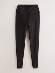 Black Ultimate Comfort Cross Front High Waist Sports Leggings - Image 5 of 7