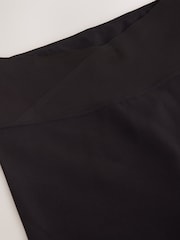 Black Ultimate Comfort Cross Front High Waist Sports Leggings - Image 7 of 8
