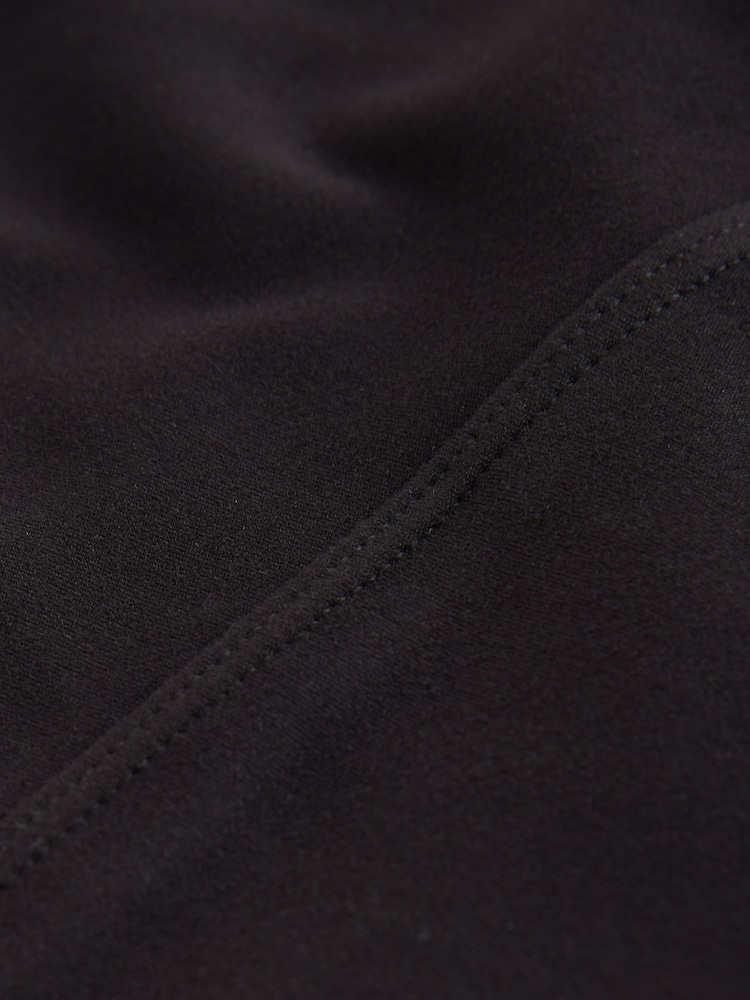 Black Ultimate Comfort Cross Front High Waist Sports Leggings - Image 8 of 8