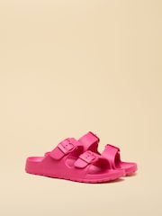 Joules Kids' Sunseeker Pink EVA Double Buckle Sliders - Image 1 of 6
