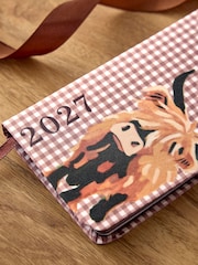 Brown Hamish 2027 Slim Gingham Diary - Image 4 of 5
