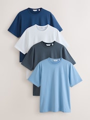 Blues Regular Fit Motionflex Soft T-Shirts 4 Pack - Image 1 of 2