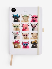 Cream Hamish 2027 A5 Floral Diary - Image 5 of 5