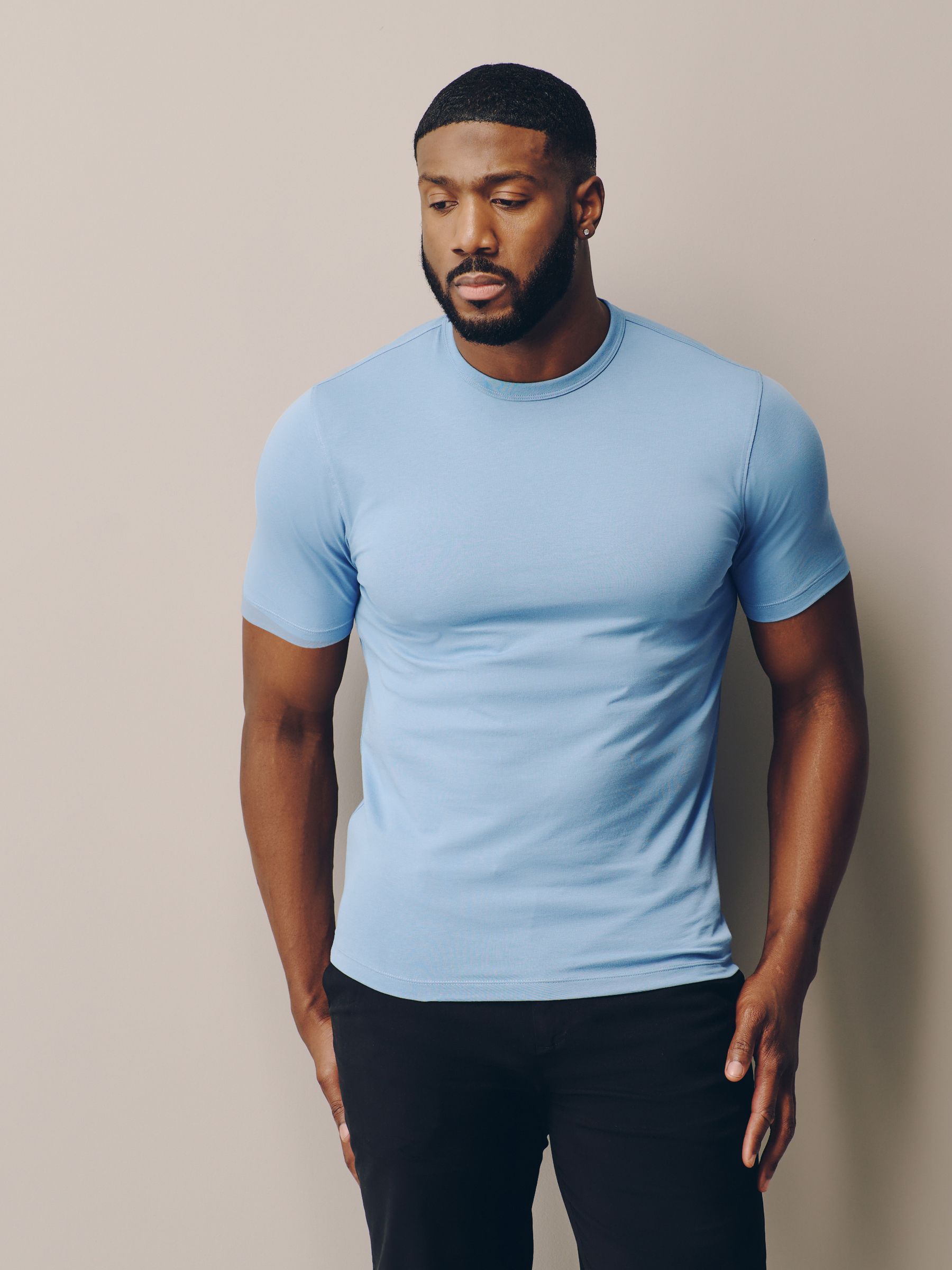 Buy Blue Motionflex Muscle Fit T-Shirt from Next USA