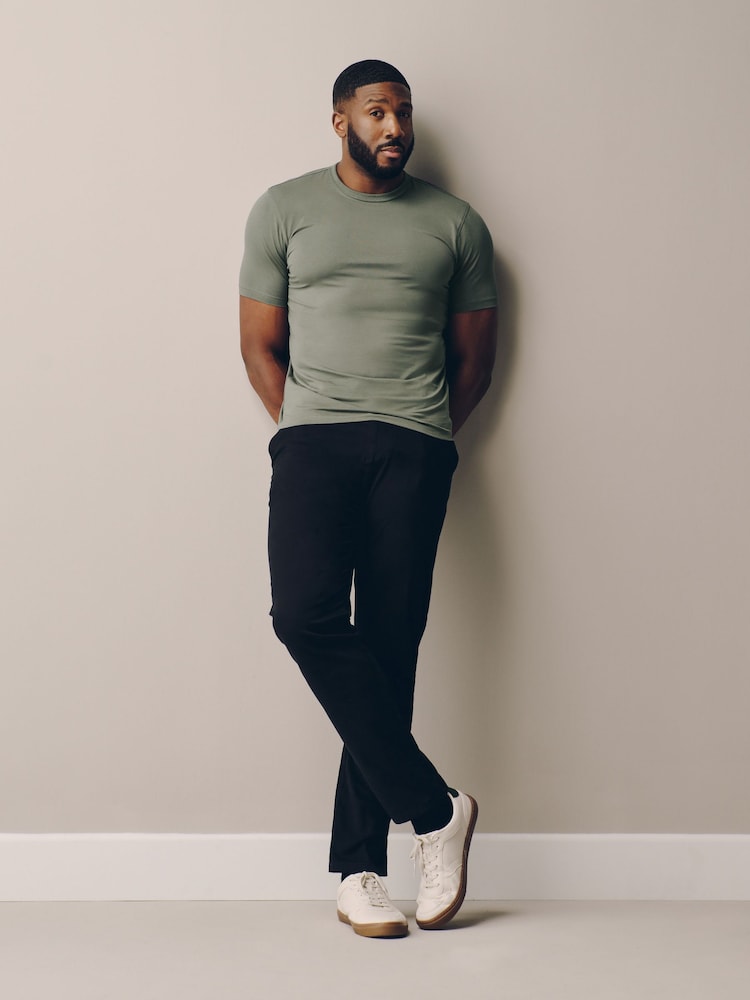 Grey Motionflex Muscle Fit T-Shirt - Image 2 of 8