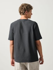 Grey Smart Vertical Stripe T-Shirt - Image 5 of 8