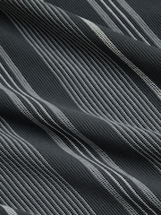 Grey Smart Vertical Stripe T-Shirt - Image 8 of 8
