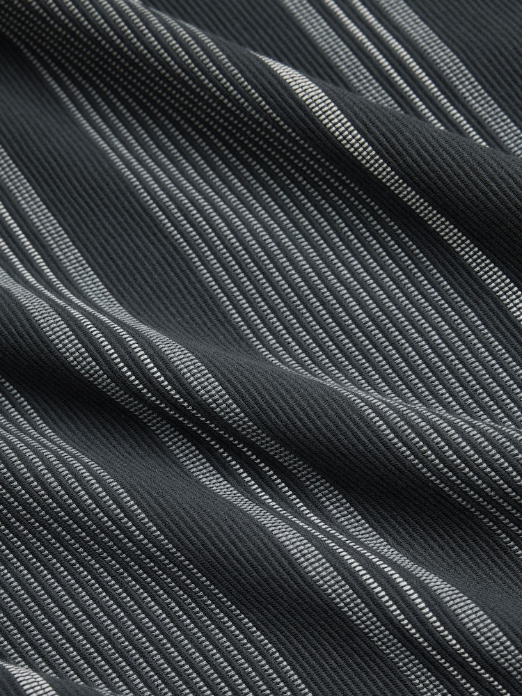 Grey Smart Vertical Stripe T-Shirt - Image 8 of 8
