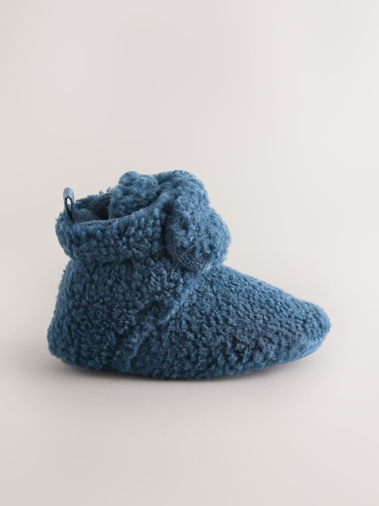 Blue Borg Slipper Wrap Boots (0-2mths) - Image 2 of 5