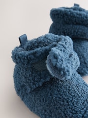 Blue Borg Slipper Wrap Boots (0-2mths) - Image 4 of 5