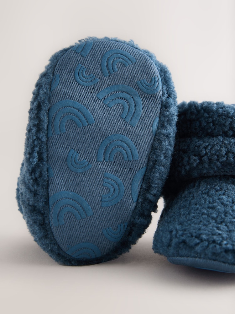 Blue Borg Slipper Wrap Boots (0-2mths) - Image 5 of 5