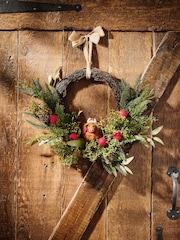 Hamish The Highland Cow Christmas Wreath - Slika 1 iz 4