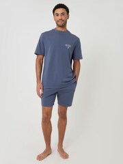 Threadbare Relaxed Fit Graphic Top & Shorts Lounge Set - 圖片 3/4