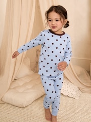 Blue/Brown Snuggle Pyjamas 3 Pack (9mths-12yrs) - Image 2 of 11