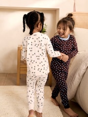 Blue/Brown Snuggle Pyjamas 3 Pack (9mths-12yrs) - Image 3 of 11