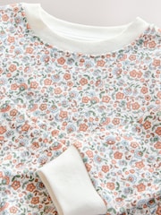 Ecru/Peach Snuggle Pyjamas 3 Pack (9mths-12yrs) - Image 10 of 12