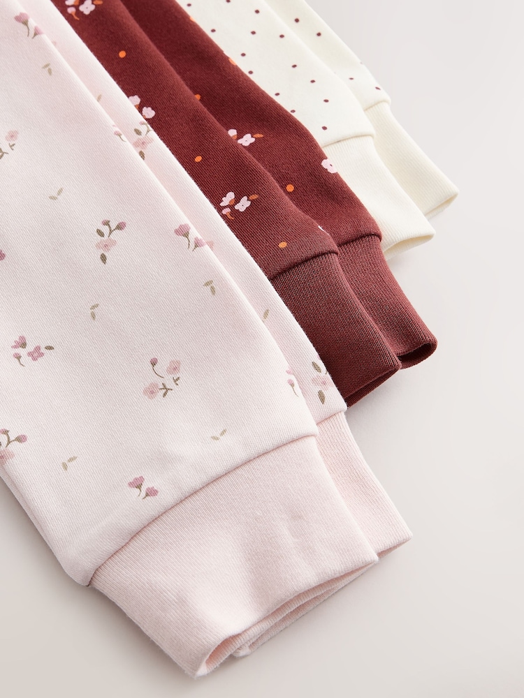 Pink/Brown Ditsy Print Snuggle Pyjamas 3 Pack (9mths-12yrs) - Image 11 of 11 Pink/Brown Ditsy Print Snuggle Pyjamas 3 Pack (9mths-12yrs) - Image 11 of 11