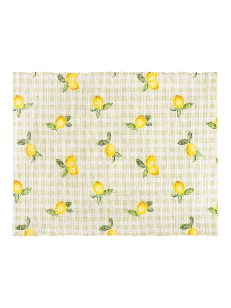 Furn Set of 4 Fruits Lemons Indoor/Outdoor Placemats - Image 2 of 4