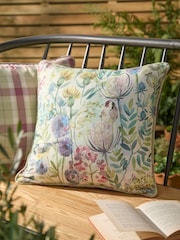 Voyage Elderberry Morning Chorus Outdoor Cushion - Image 1 of 5
