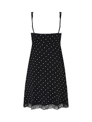 Pour Moi Sofa Loves Lace Hidden Mesh Support Soft Jersey Midi Chemise - Bild 4 von 4