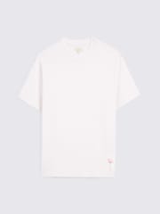 MOSS White Heavy Weight Poppy Detail T-Shirt - Image 4 of 4