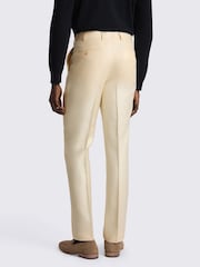 MOSS White Italian Tailored Fit Twill Suit Trousers - Image 2 of 3
