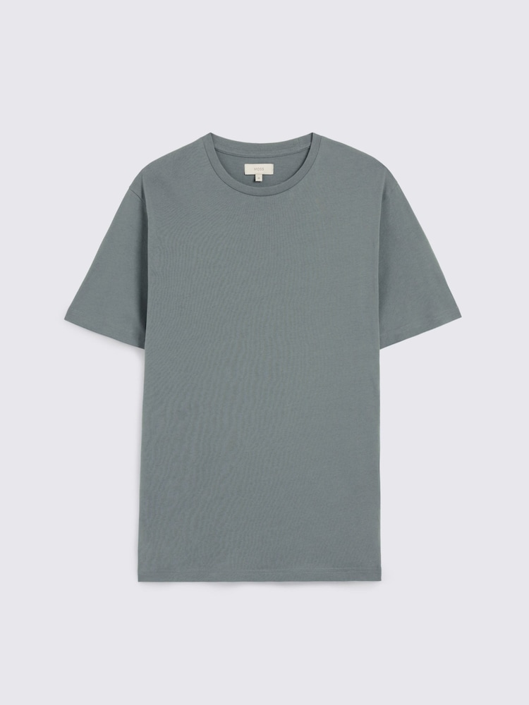 MOSS Teal Crew Neck T-Shirt - Image 4 of 4