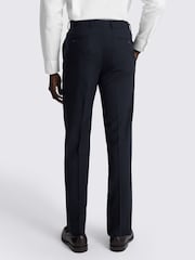 MOSS Blue Regular Fit Puppytooth Suit Trousers - Image 2 of 3