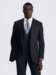 MOSS Blue Tailored Performance Puppytooth Suit Jacket - Image 1 of 7