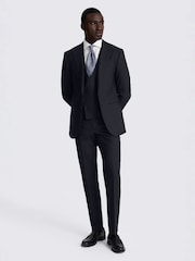 MOSS Blue Tailored Performance Puppytooth Suit Jacket - Image 2 of 7